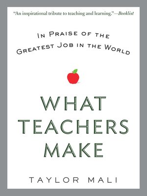 cover image of What Teachers Make